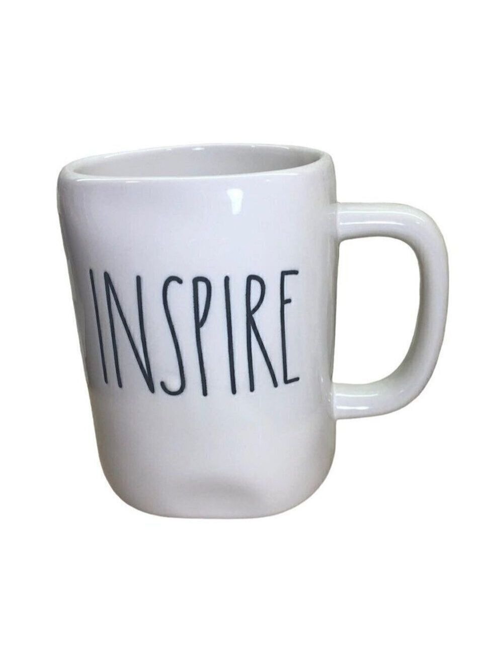 Rae Dunn INSPIRE Mug Cup Ceramic White LL Ceramic Kitchen Home Decor Gift